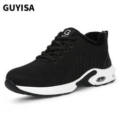 GUYISA Steel Toe  Warm Safety Work Shoes Lightweight Puncture Proof Industrial