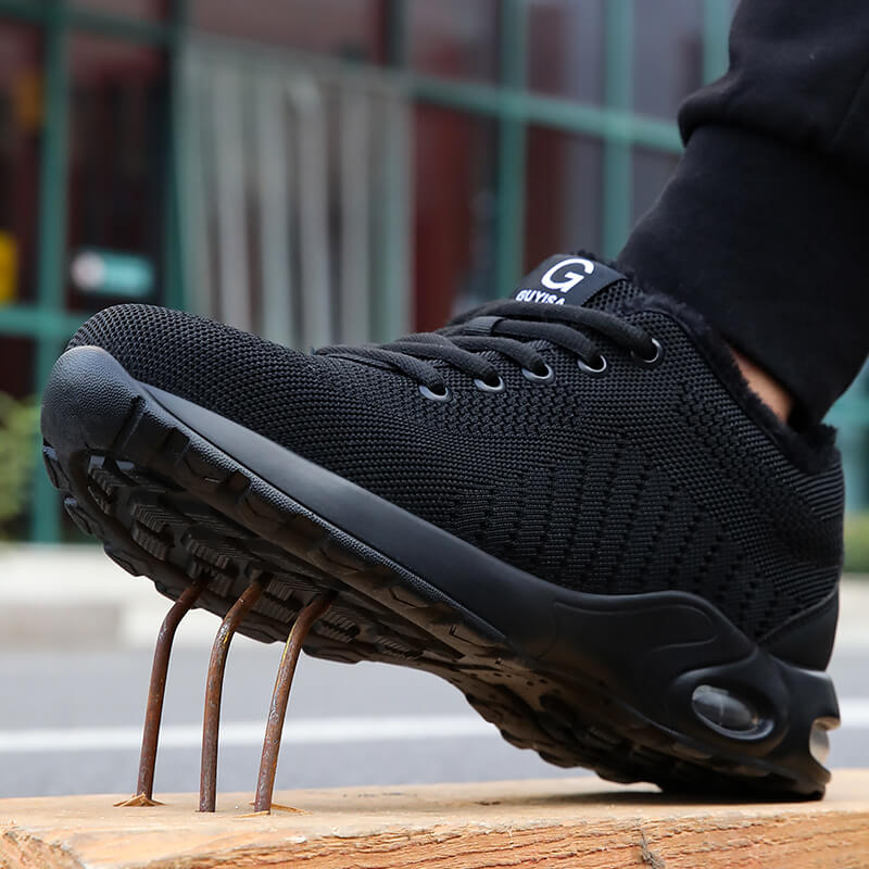 Steel Toe  Warm Safety Work Shoes Lightweight Puncture Proof Industrial