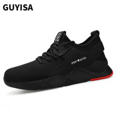 GUYISA 8186 hot sale breathable non-slip steel toe work shoes