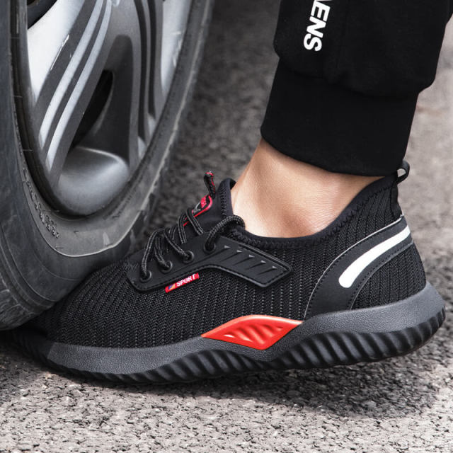 GUYISA quality work shoes that are made for concrete for men steel toe