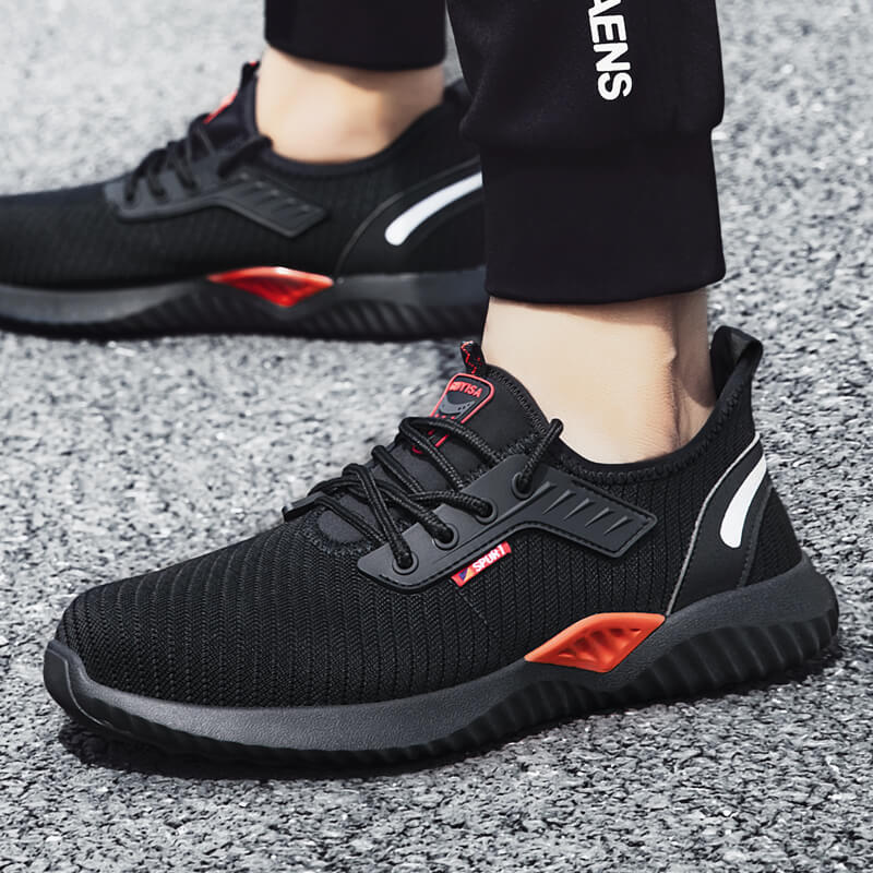 Classic Industrial Work Shoes Steel Toe Shoes for Men Women Lightweight Comfortable Safety Shoes