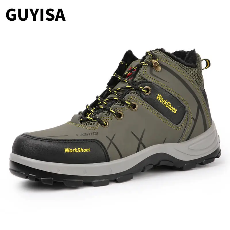 GUYISA  High Quality Work Safety Shoes Waterproof  Steel Toe for Men