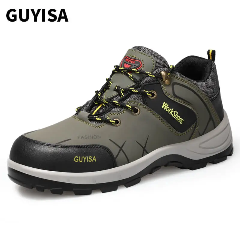 GUYISA  High Quality Work Safety Shoes Waterproof  Steel Toe for Men