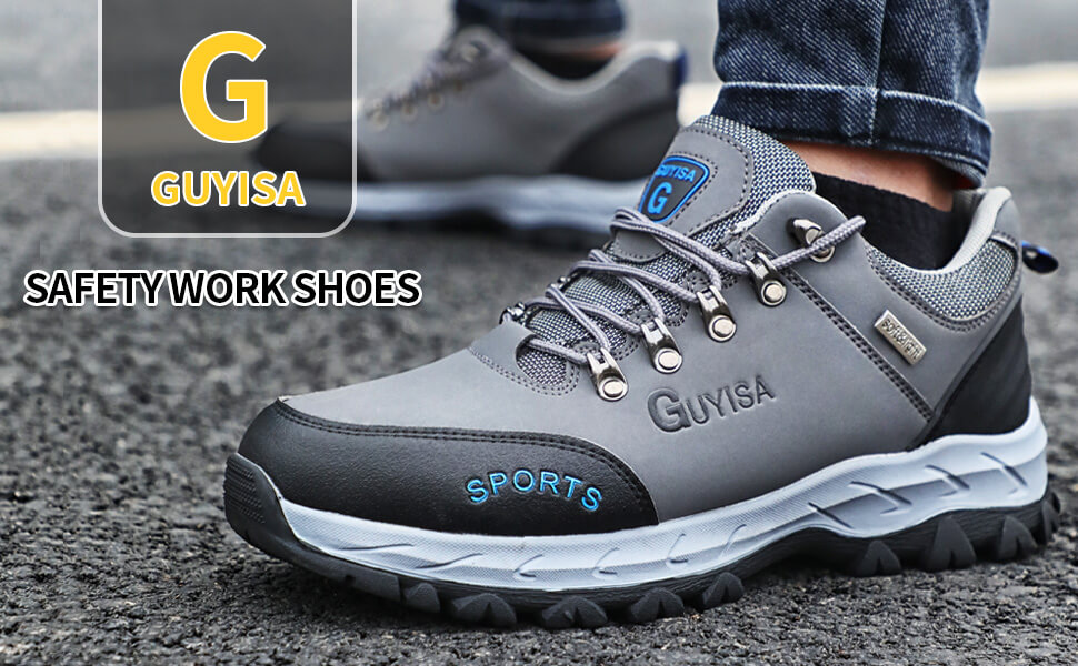 Waterproof Work Shoes Comfortable Steel Toe for Construction