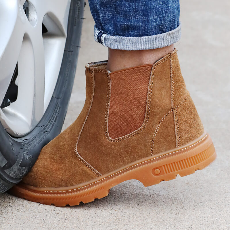 Welder Work Shoes Mens Womens  Anti-Smashing Anti-Stab Professional Anti-Scald Safety Shoes