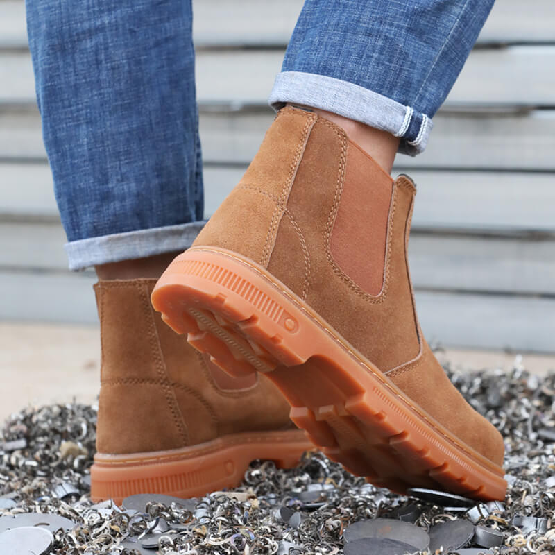 GUYISA welder shoes  safety shoes anti-smashing and anti-stab professional anti-scald