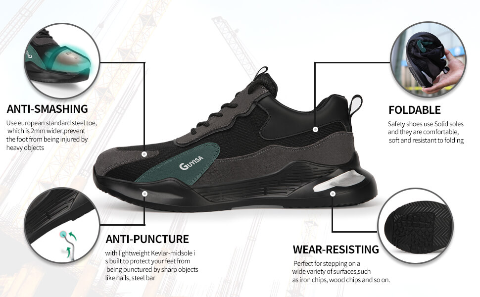 guyisa mens work shoes on sale