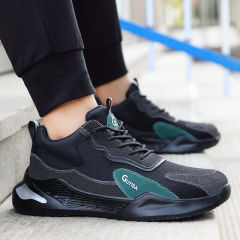 GUYISA OEM  Gray Work Safety Shoe Lightweight Steel Toe Indestructible