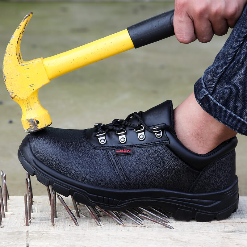 GUYISA safety shoes with steel toe high quality waterproof leather for men