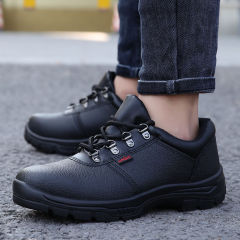 GUYISA safety shoes with steel toe high quality waterproof leather for men