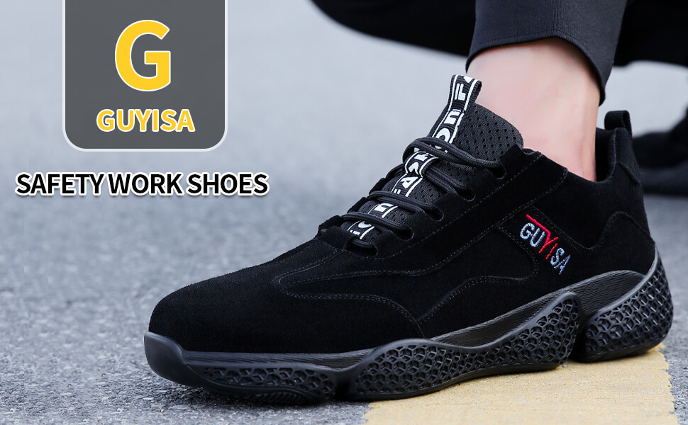 guyisa work shoes black