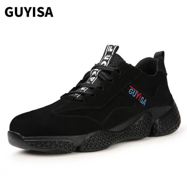 GUYISA Work Shoes for Men & Women Steel Toe  Indestructible