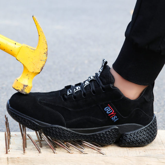 GUYISA Work Shoes for Men & Women Steel Toe  Indestructible