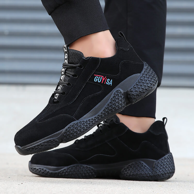 GUYISA Work Shoes for Men & Women Steel Toe  Indestructible