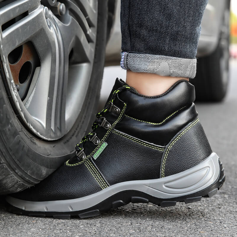 GUYISA New Fashion  Waterproof  Work Shoes  Steel Toe Boots For Men