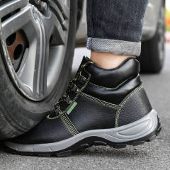 GUYISA New Fashion  Waterproof  Work Shoes  Steel Toe Boots For Men