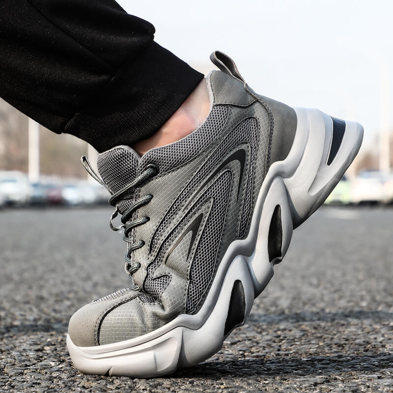 Stylish Industrial Work Shoes Men's Women's EVA Outsole Wear-resistant Steel Toe Safety Shoes