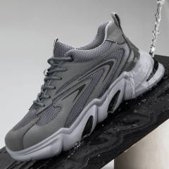 GUYISA lightweight grey safety shoes