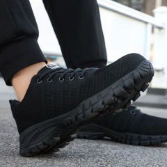 GUYISA 1125 black breathable work shoes