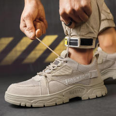 GUYISA 1126 grey breathable safety work shoes