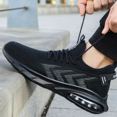 GUYISA 1137 black breathable work shoes