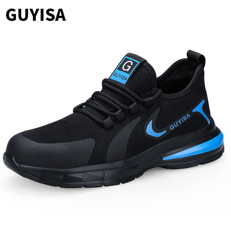 GUYISA 1135 blue breathable work shoes