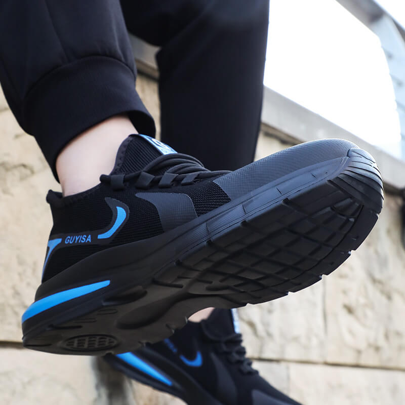 Stylish Industrial Protective Shoes Wear-resistant Steel Toe Safety Shoes
