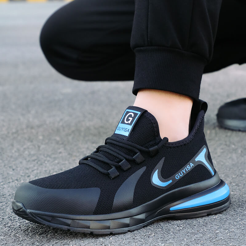 Stylish Industrial Protective Shoes Wear-resistant Steel Toe Safety Shoes