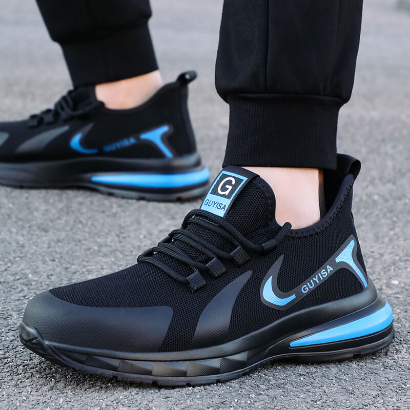 Stylish Industrial Protective Shoes Wear-resistant Steel Toe Safety Shoes