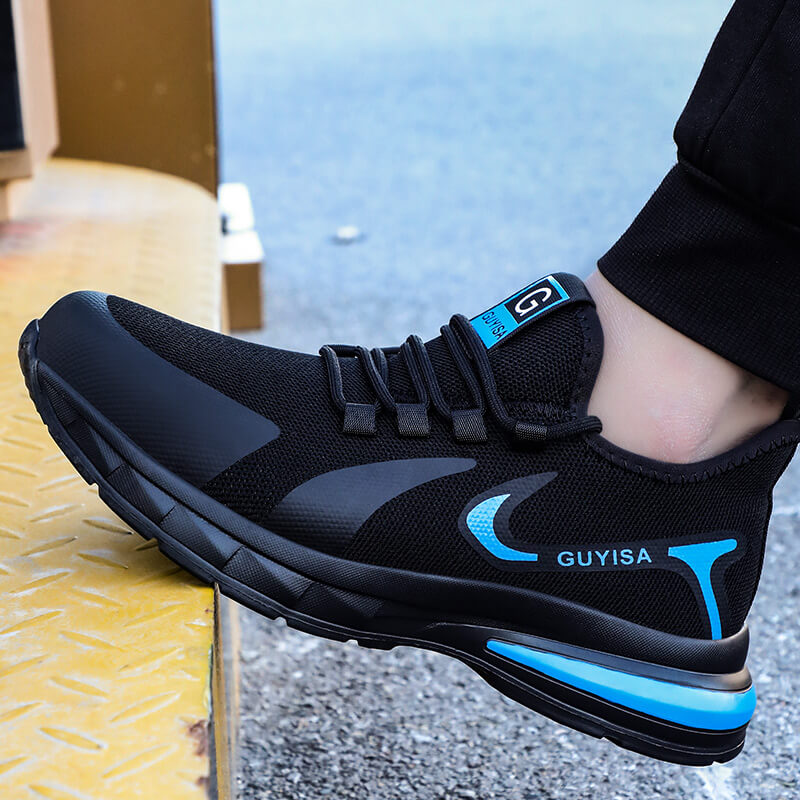Stylish Industrial Protective Shoes Wear-resistant Steel Toe Safety Shoes