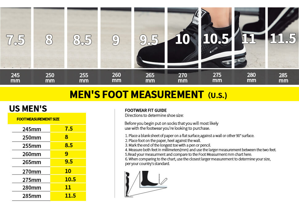 GUYISA safety work shoes for women