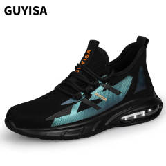 GUYISA 1133 Colorful Lightweight PU Outsole Steel Toe Safety Shoes