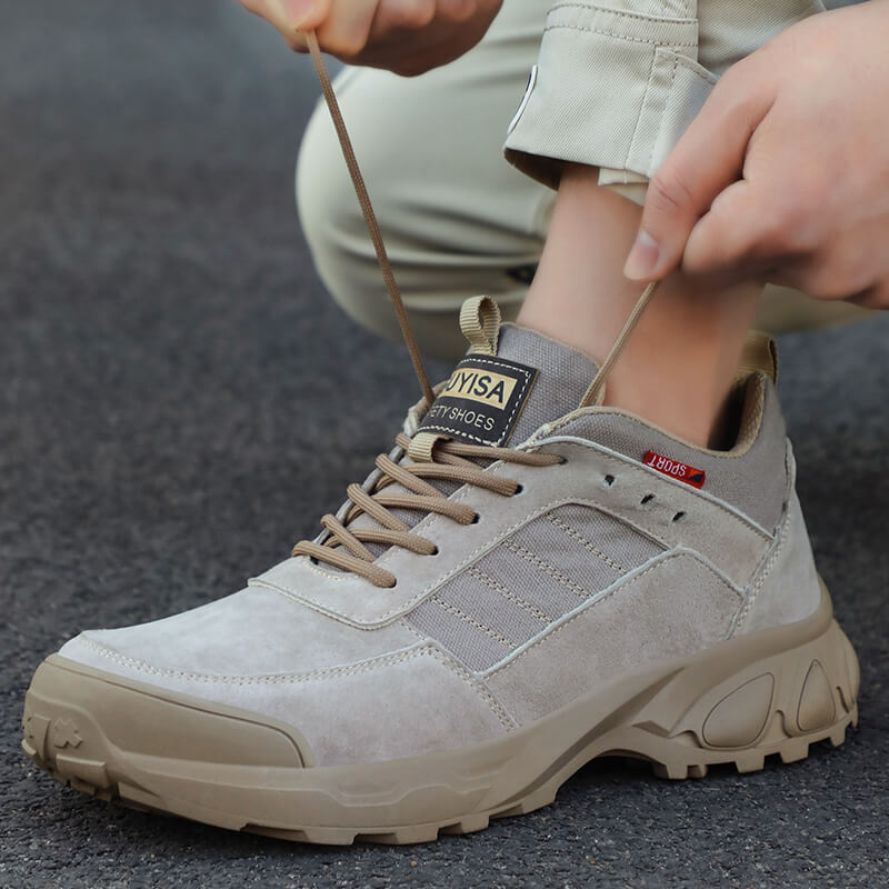 Stylish Industrial Protective Shoes Men‘s Women's Wear-resistant Steel Toe Safety Shoes
