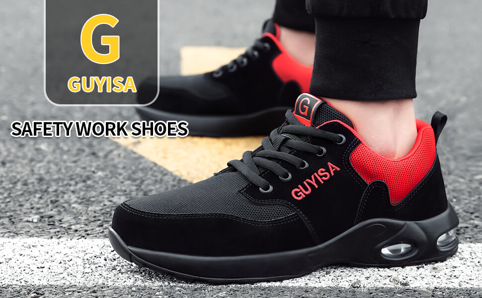 GUYISA breathable and light weight work shoes