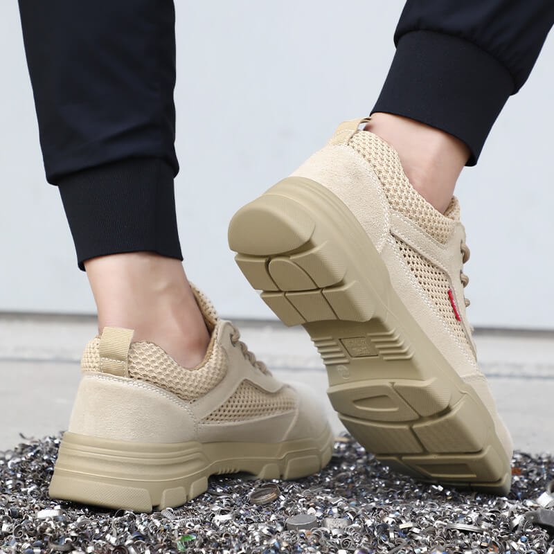 Industrial Work Shoes Breathable Mesh Upper Men's Women's Safety Work Shoes