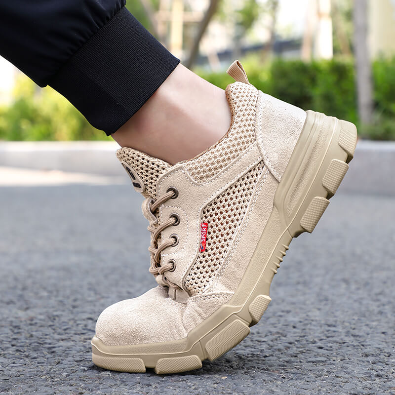 Industrial Work Shoes Breathable Mesh Upper Men's Women's Safety Work Shoes