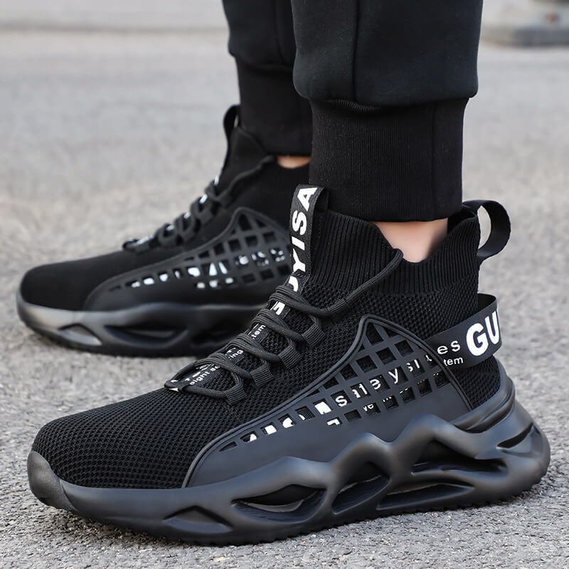 Breathable Men's Women's Steel Toe Safety Shoes Stylish Industrial Work Boots