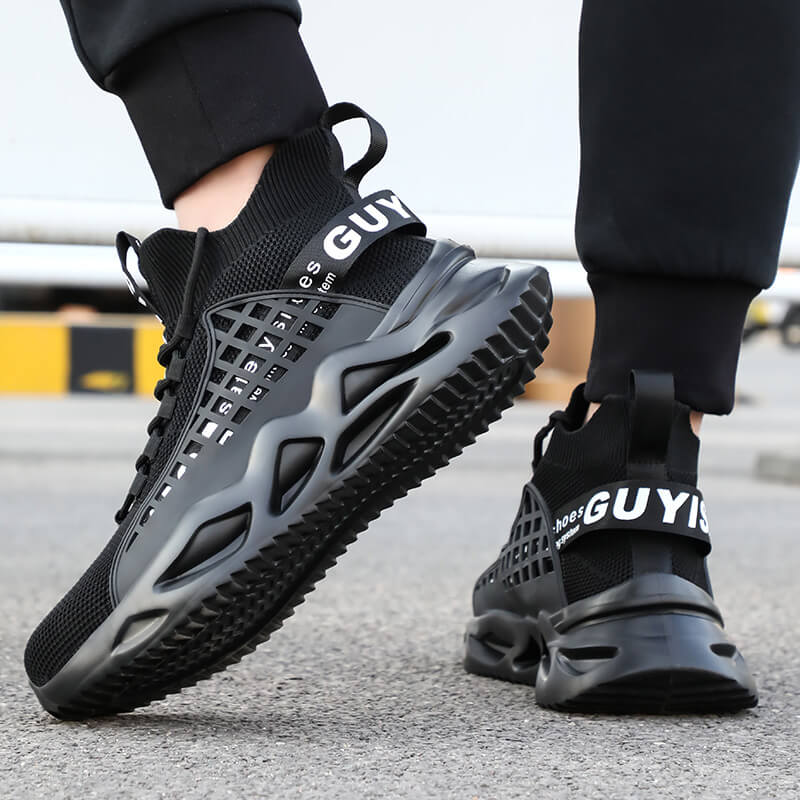 Breathable Men's Women's Steel Toe Safety Shoes Stylish Industrial Work Boots