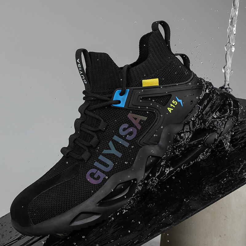 Breathable Men's Women's Steel Toe Safety Shoes Stylish Industrial Work Boots