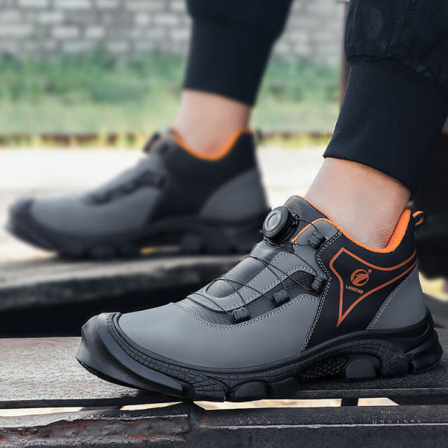 GUYISA G119LT Waterproof Outdoor Hiking European Standard Steel Toe Safety Boots