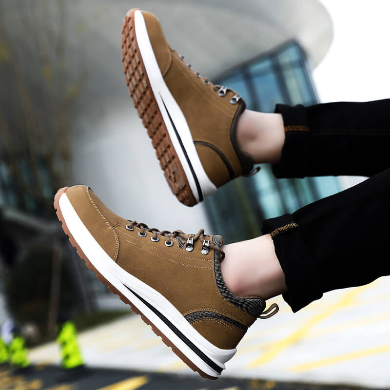 Fashion Waterproof Microfiber Leather European Standard Steel Toe Safety Shoes