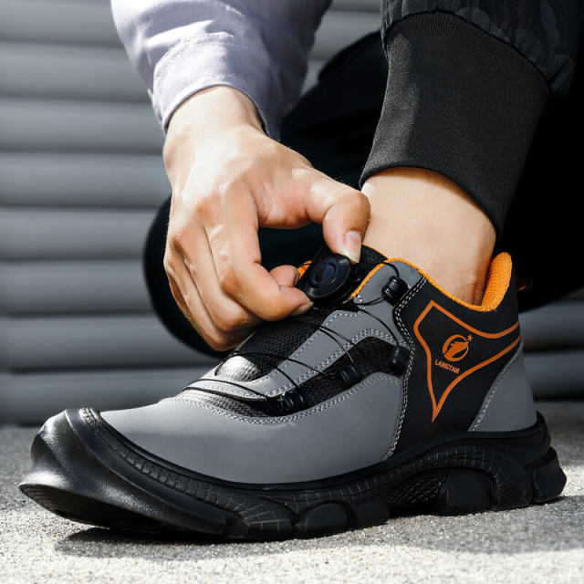GUYISA G119LT Waterproof Outdoor Hiking European Standard Steel Toe Safety Boots