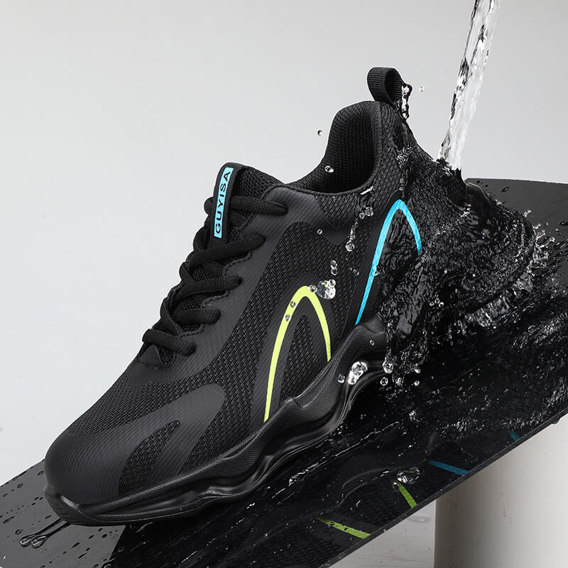 Lightweight PU sole breathable steel toe work shoes steel toe shoes