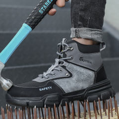 GUYISA 0265 Waterproof Microfiber Leather Steel Toe Lightweight Safety Work Boots