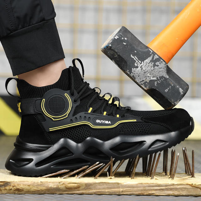GUYISA 0251 Custom steel toe safety shoes are acceptable for outdoor sports