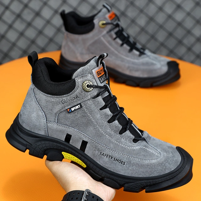 GUYISA 0270 Safety shoes with comfortable, breathable and wear-resistant rubber soles