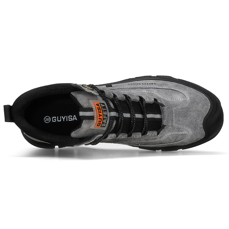 Work boots with comfortable, breathable and wear-resistant rubber soles