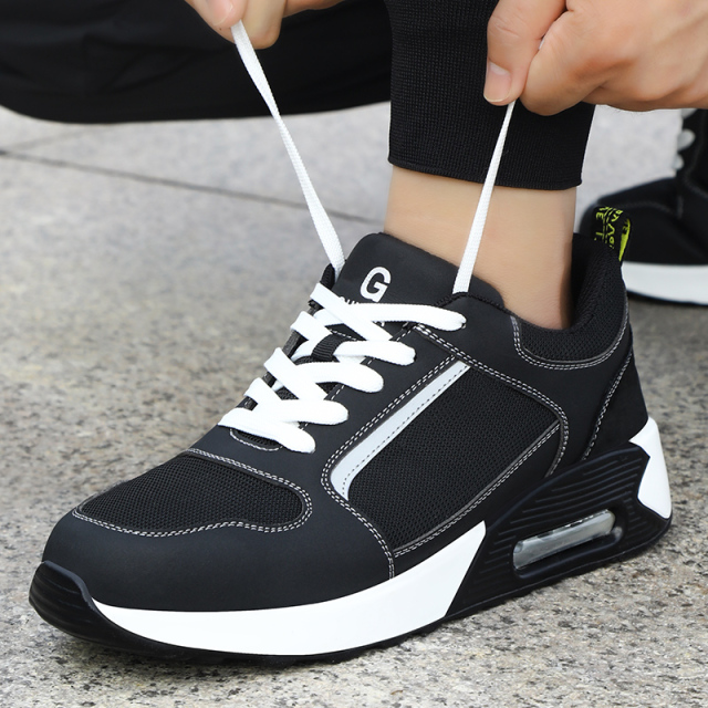 GUYISA 1132BK Super light comfortable wear safety shoes