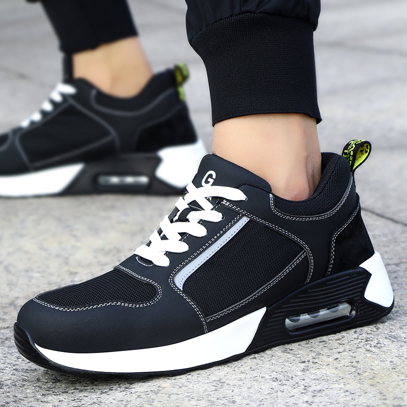 Super light comfortable wear resistant steel toe shoes boots