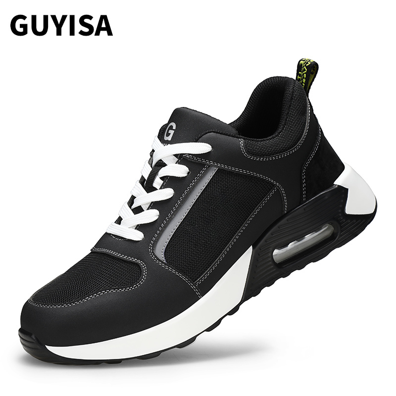 GUYISA 1132BK Super light comfortable wear safety shoes